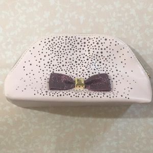 Bath & Body Works purple makeup bag